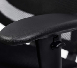 Scaun ergonomic 30.12.27, brate reglabile, spatar mesh, sezut tapitat, tetiera, suport lombar
